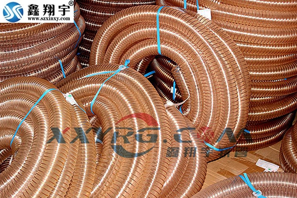 pu鋼絲伸縮管(guǎn)吸塵管貨源充足 pu鋼絲伸(shēn)縮管吸塵管貨源充足