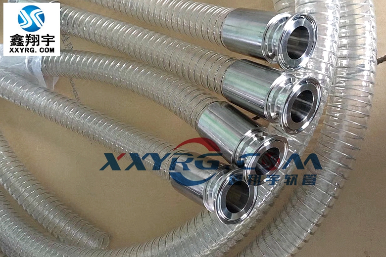 衛(wèi)生級透明矽膠(jiāo)鋼絲軟管 衛生級透明矽膠鋼絲軟管